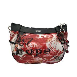 Miche Red Faux Leather Hope Prima Shoulder Bag